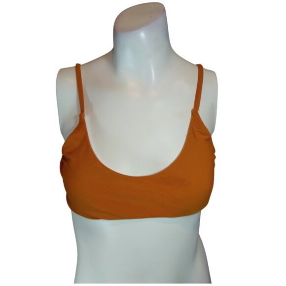 Women Tangerine Bikini Top - Picture 1 of 1